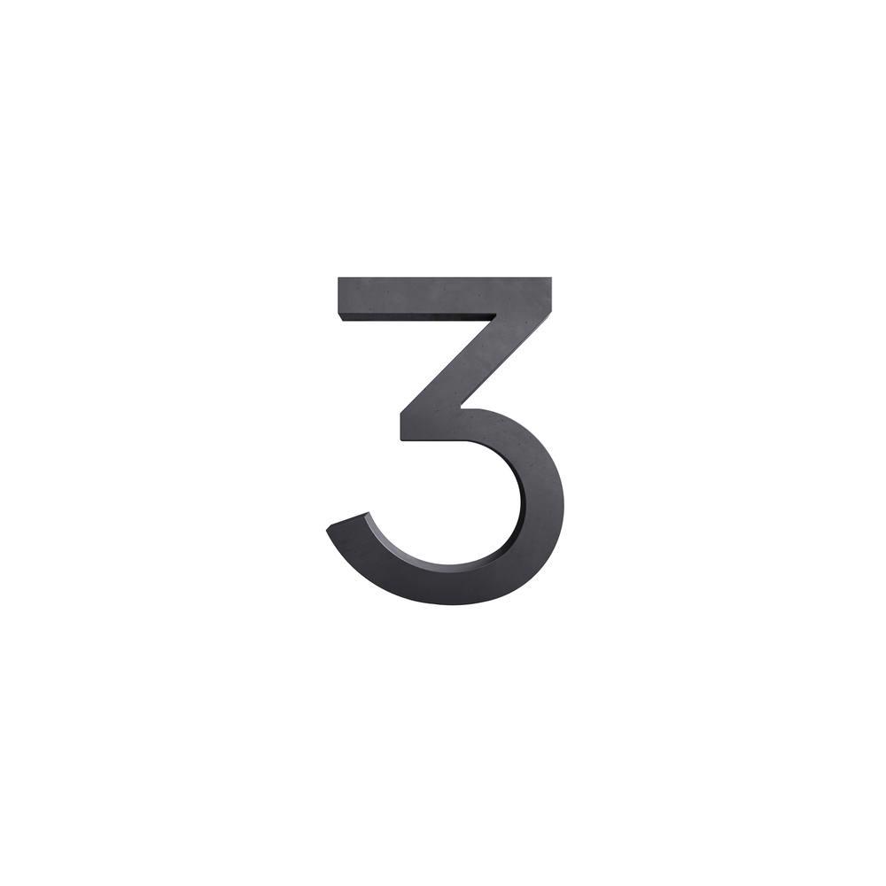 7" House Number 3 - 168